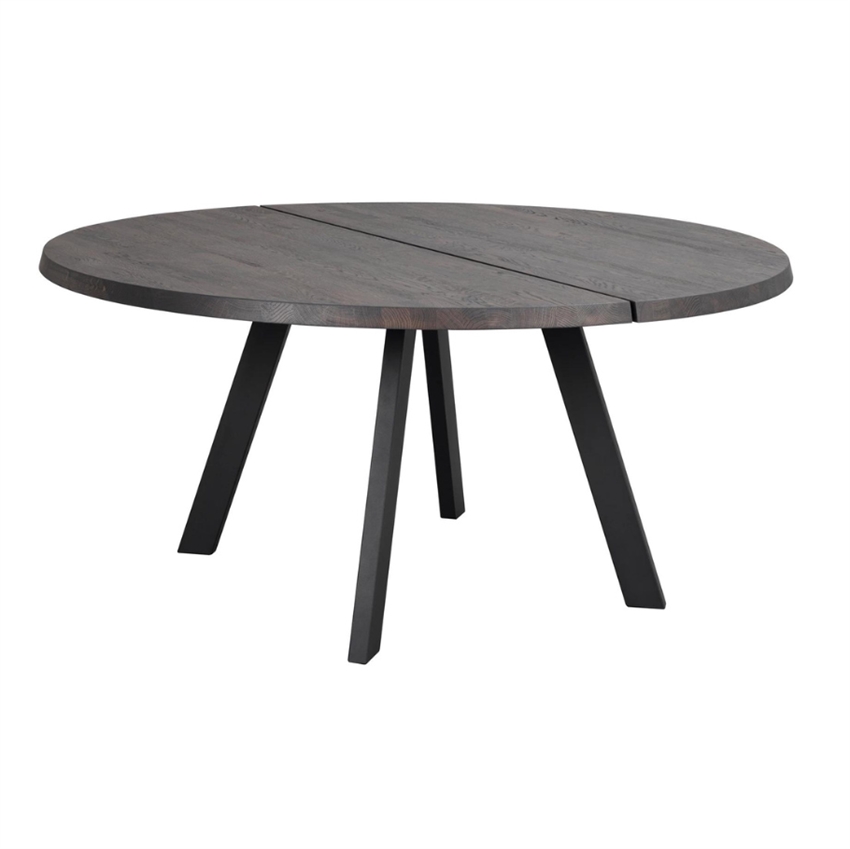Rowico Home Fred Rundt Spisebord 160   160     Rkebrun   Møbelsalg