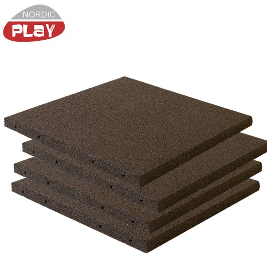 Gummiflise 500   500   30   Sort Nordic Play Active