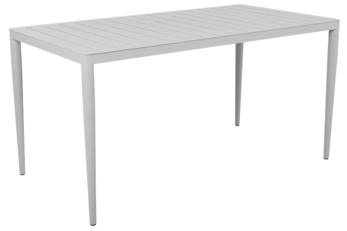 Bigby 76x144 Light Grey Havebord Brafab Enggården Havemøbler