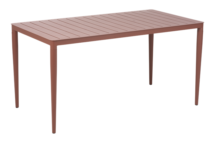 Bigby 76x144 Zin Red Havebord Brafab Enggården Havemøbler