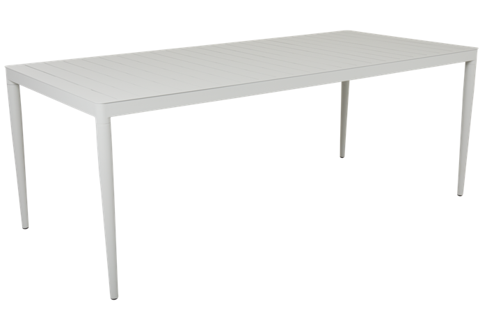 Bigby 90x195 Light Grey Havebord Brafab Enggården Havemøbler