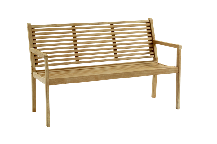 Canberra Teak Bænk Diverse   Havebænk Brafab Enggården Havemøbler