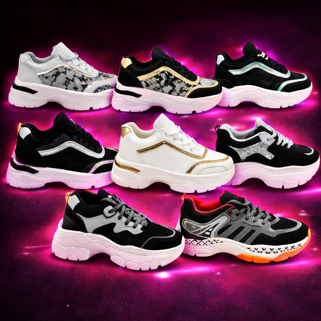 60 Par Mix Chunky Sneakers