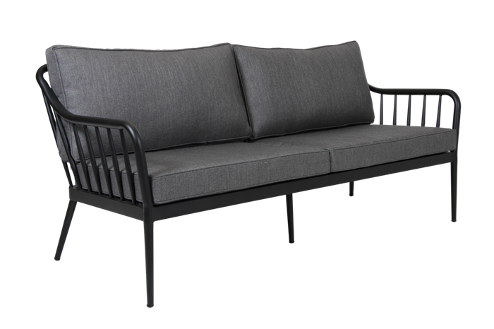 Coleville Sofa Sort Nyheder 2026 Brafab Enggården Havemøbler