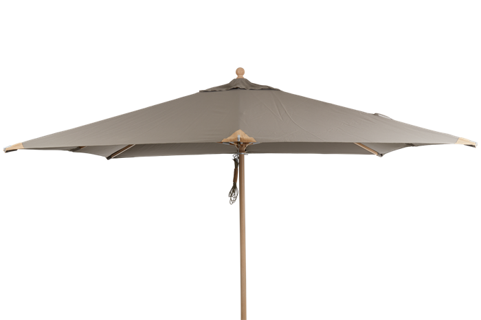 Como Parasol 3x3   Taupe Diverse   Haveparasol Brafab Enggården Havemøbler