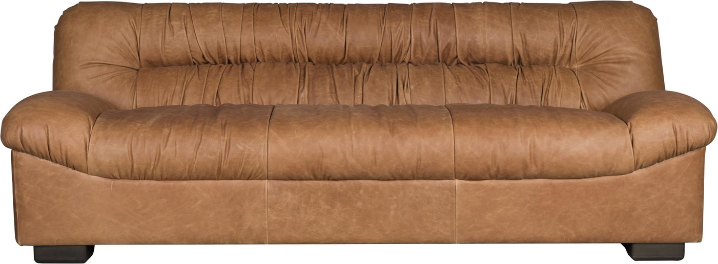 Modulsofa Dutchbone Douglas Kastanjebrun Koskind  -personers Mid Century Modern Gummitræ Ramme