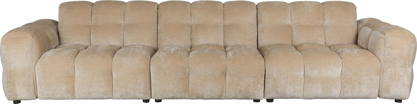-personers Sofa Dutchbone Hackman 364   Bred Stenlysgrå Polyester