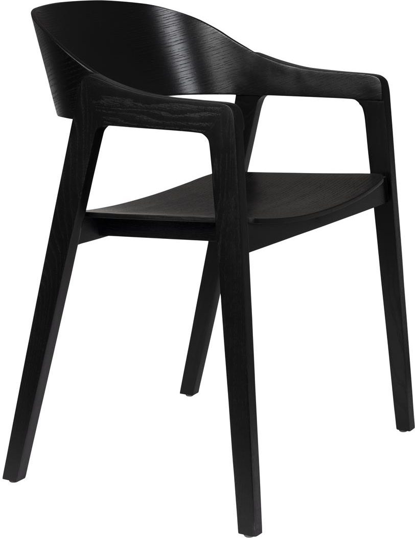 Spisebordsstol Dutchbone Westlake Antracit Egetræ Bøgetræ H76xb58xd52