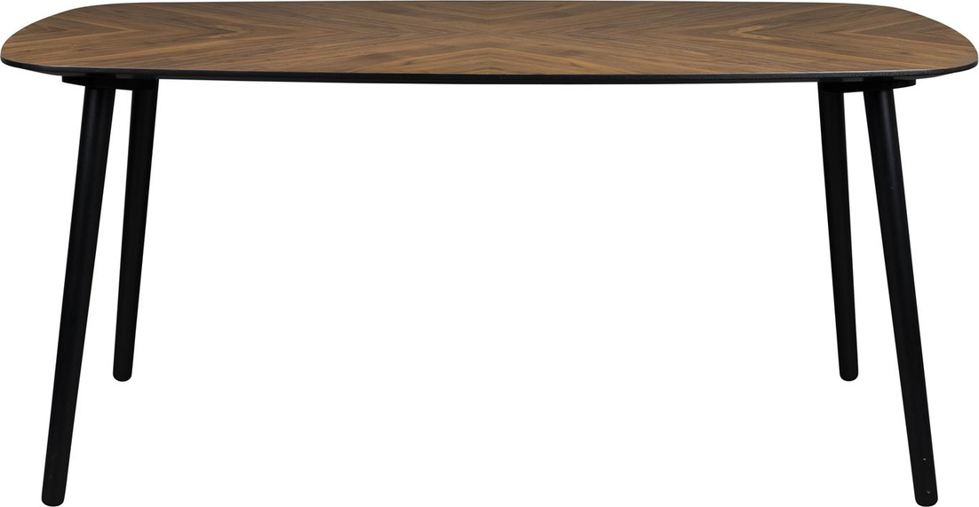 Spisebord Dutchbone Clover Vintage 165x90   Valnødfiner Gummitræ Mørk Natur