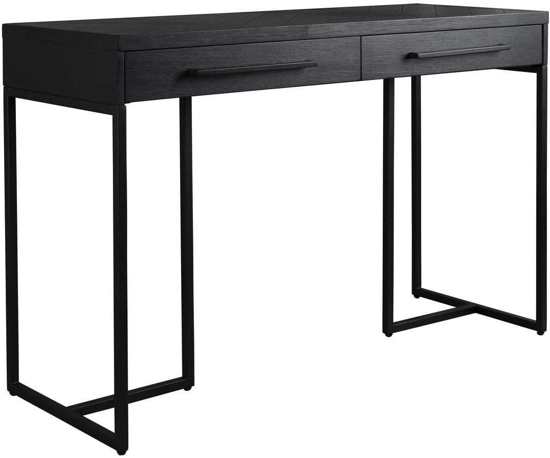 Konsolbord Dutchbone Class Antracit Akaciefinér Stål 120x45x78