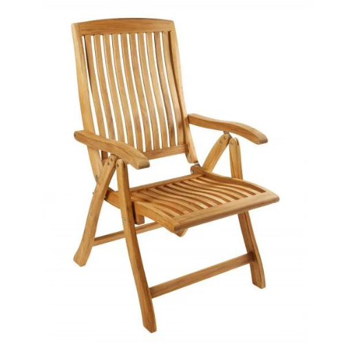 Skovlund Boston  - Positioner Foldestol   Teak   Møbelsalg