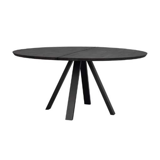 Rowico Home Carradale Spisebord  Sort Egetræ      Ben 150     75     150     Møbelsalg