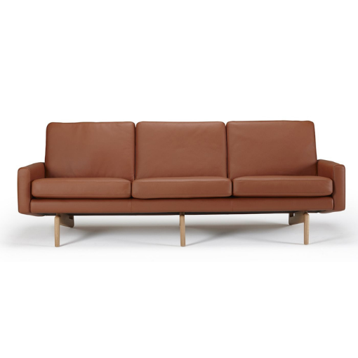 Nordly Valencia    Personers Sofa Cognac Læder 216     76     52     Møbelsalg