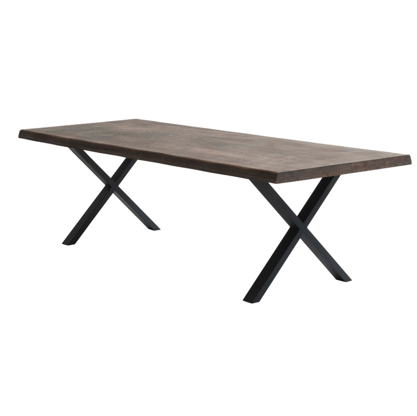 Wood   Nordic Paris Plankebord Røget      Krydsstel 95   260 95     260     Møbelsalg