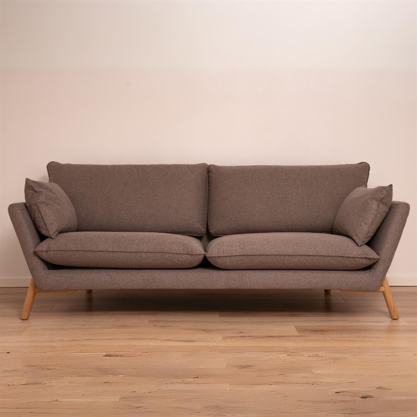 Nordly Egelykke Sofa Personers Sofa Med Stone Farvet Betræk 194 82 60 Møbelsalg