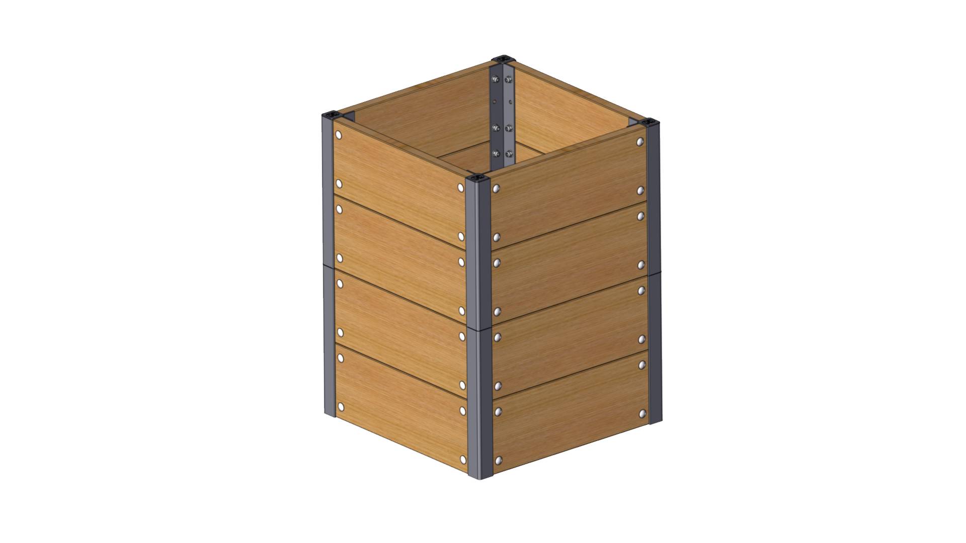 Højbed Sibirisk Lærk 60x44x44