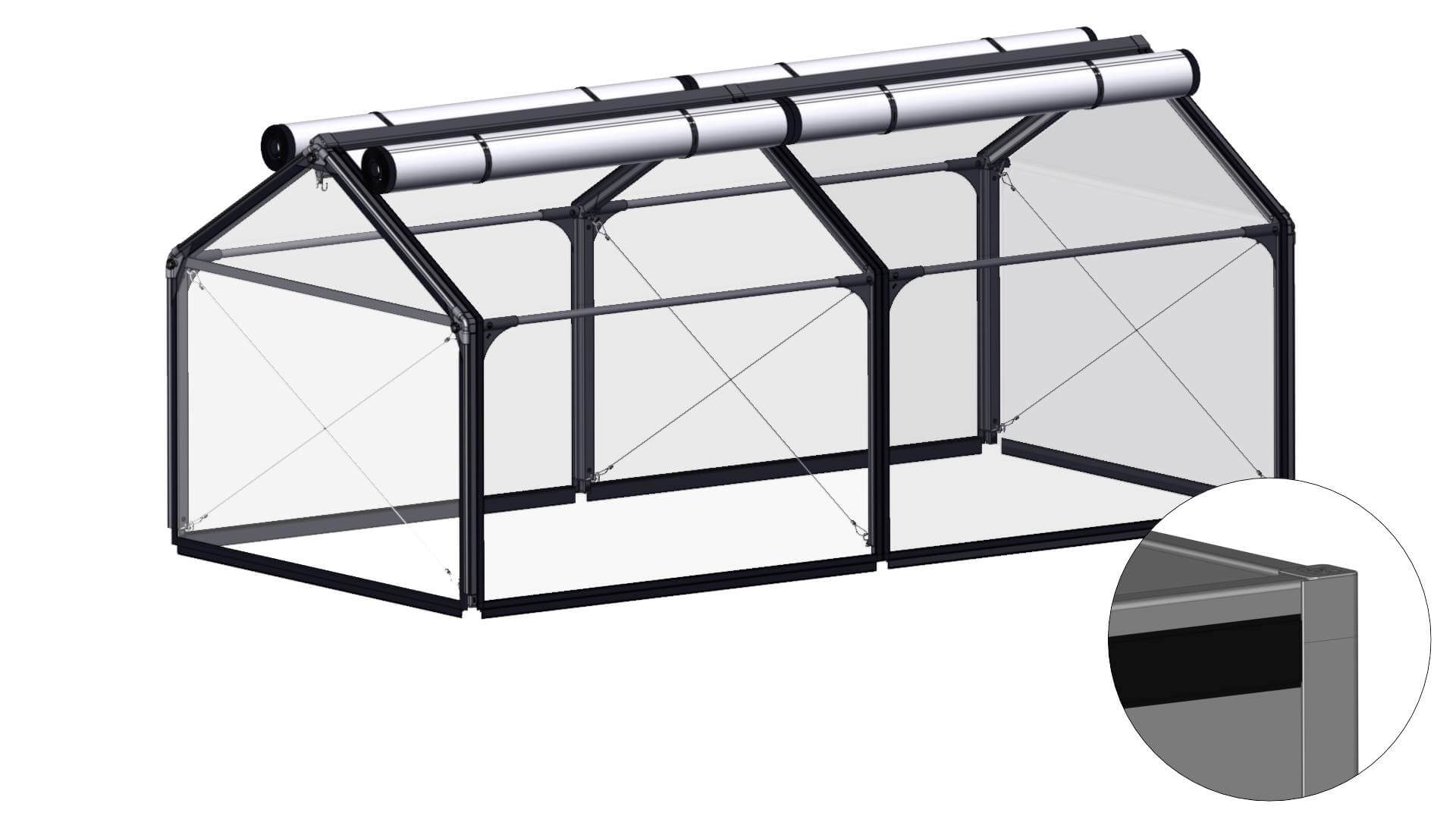 Overbygning Air Til Pvc 120x240