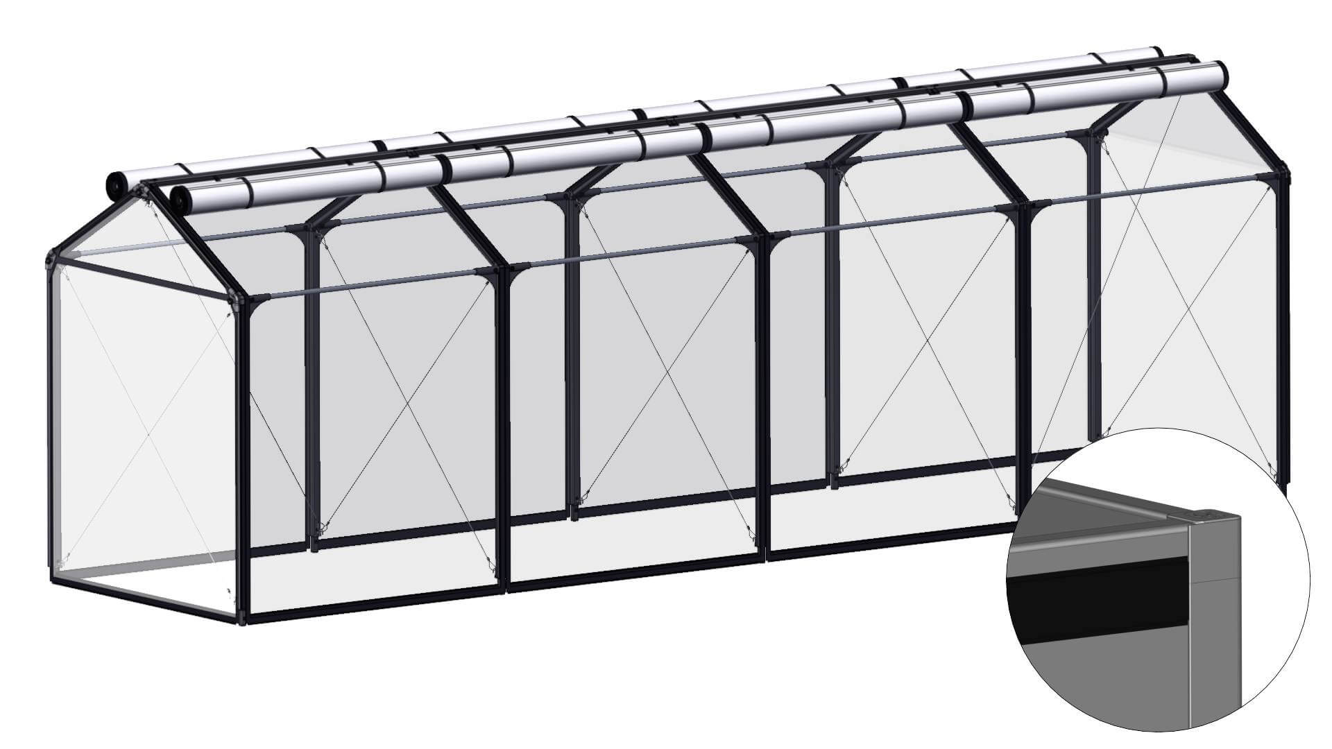 Overbygning Høj Air Til Pvc 120x480