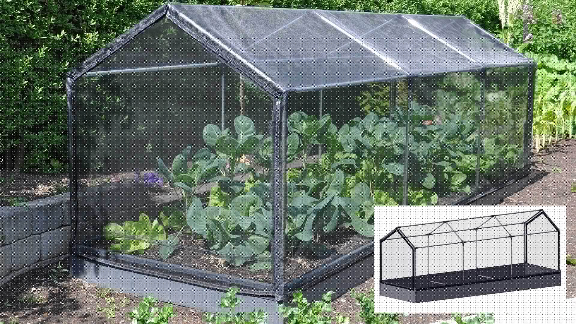Tunneloverbygning Til Pvc Højbed 30x120x360