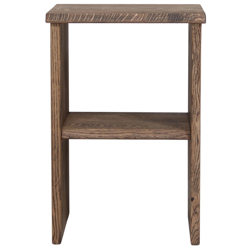 Wood   Nordic Fjord Sengebord Smoked Olie 30     60     40     Møbelsalg