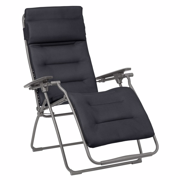 Futura Becomfort Dark Grey Havestole   Lafuma Stole Lafuma Enggården Havemøbler