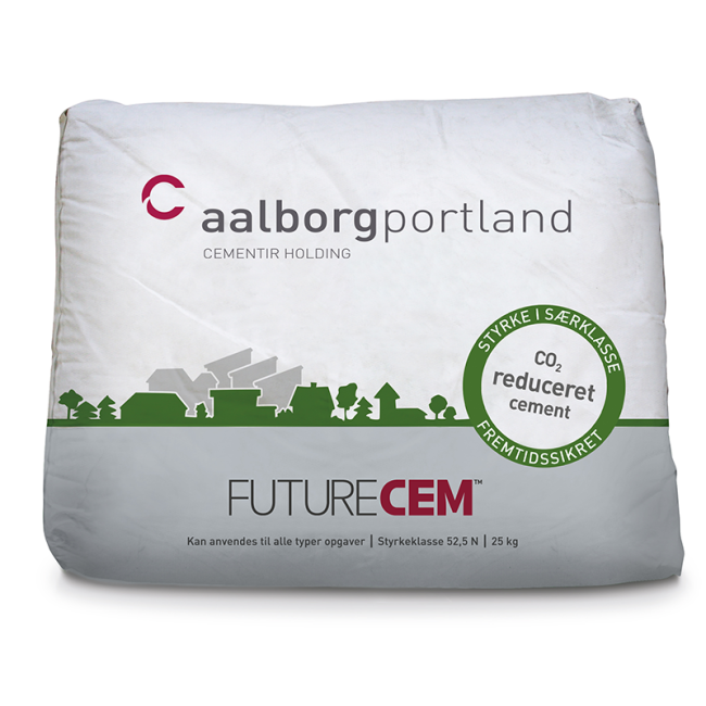 Futurecem  Cement 52 5n   -reduceret Højstyrkecement  42   25    1050