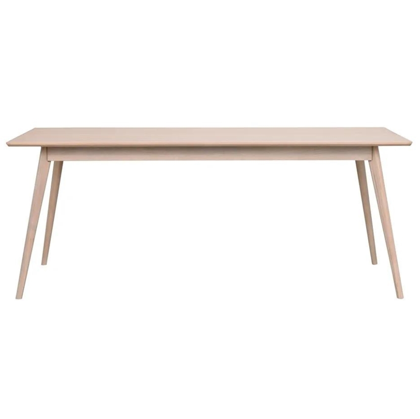 Rowico Home Yumi Spisebord 190 90 Hvidpigmenteret 190 75 90 Møbelsalg
