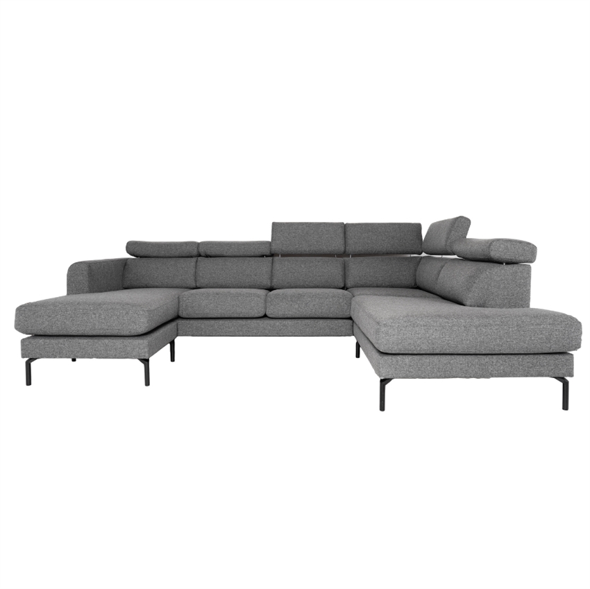 Nordic Design Helsinge  -sofa Mørkegråt Stof Venstrevendt 287     150     193     Møbelsalg