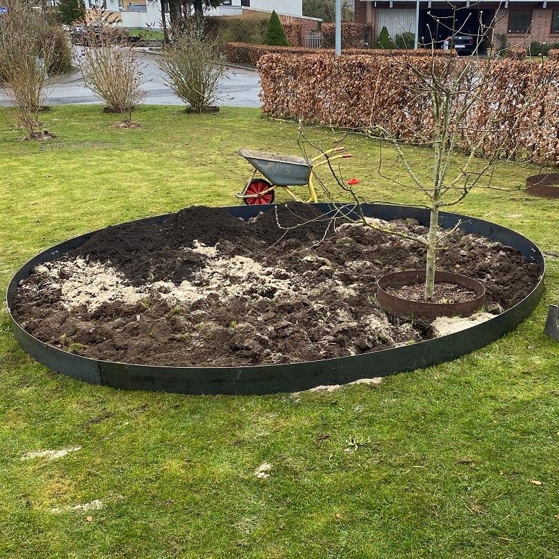 Rundt Højbed   4mm Cortenstål  ø430cm 30