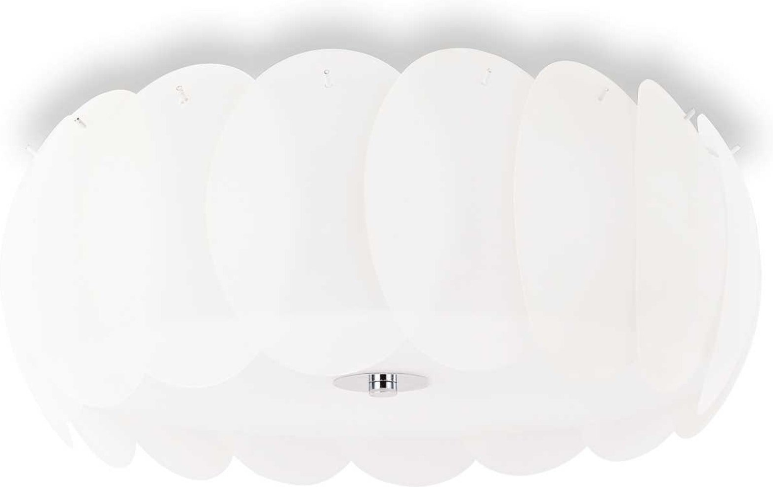 Loftlampe Ideal Lux Ovalino ø52   H20   Hvid