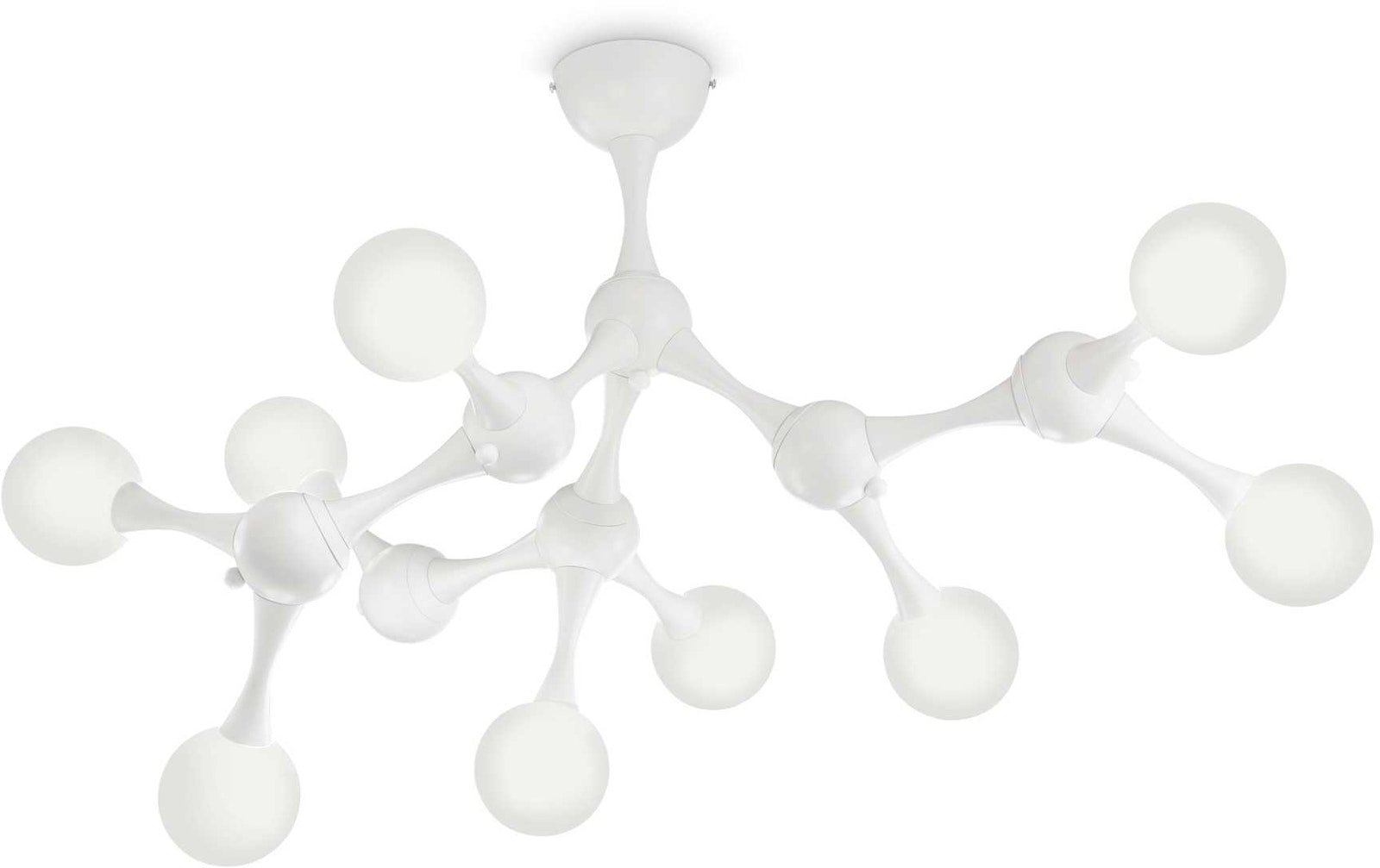Moderne Loftlampe Nodino i Hvid og Krom til Dit Hjem