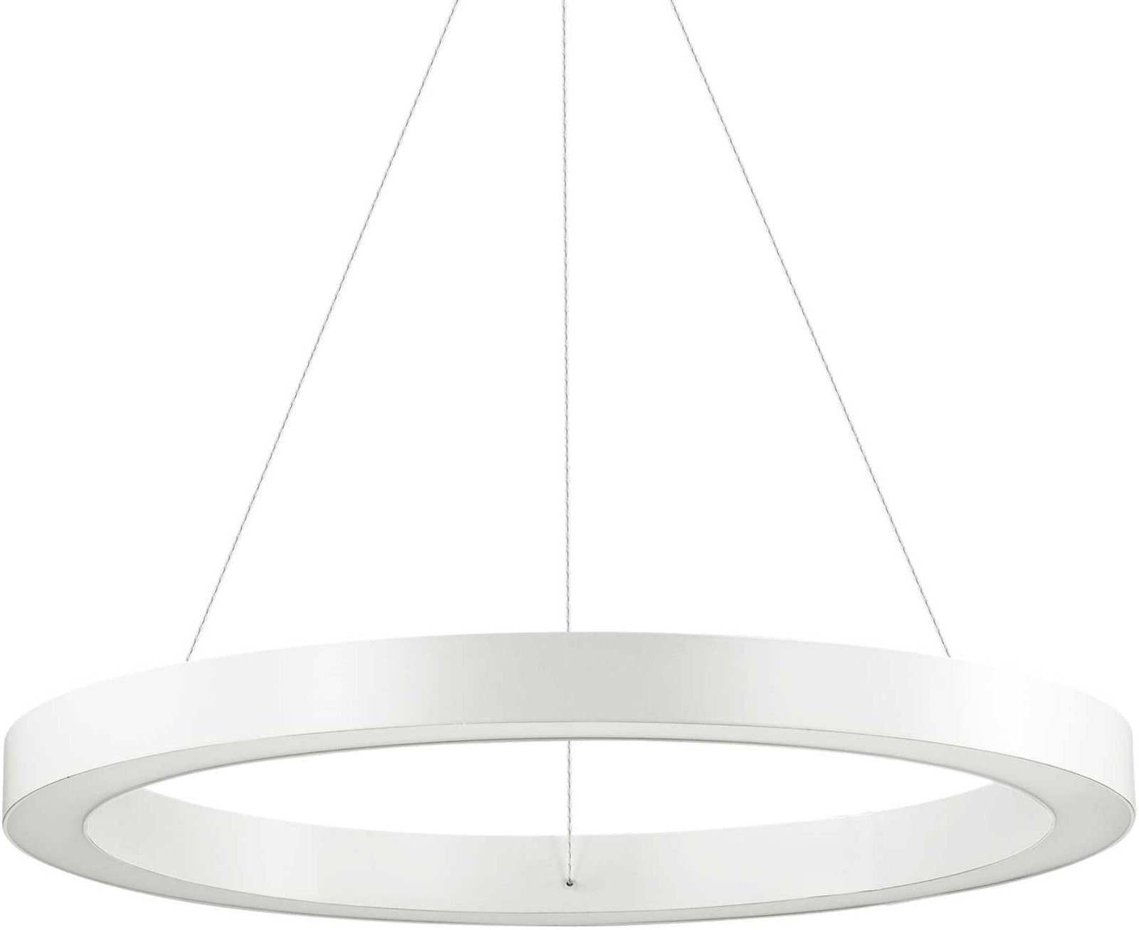 Pendellampe Ideal Lux Oracle 60 cm – Hvid LED, Justerbar Højde