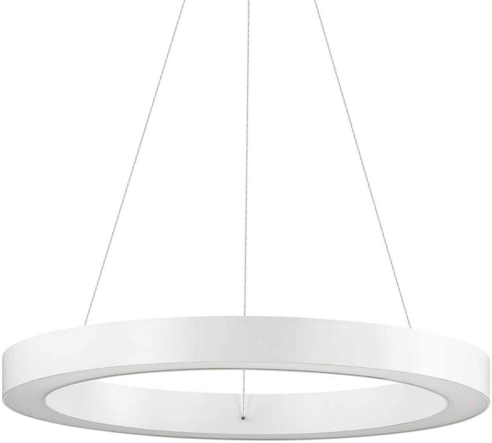 Justerbar Hvid Pendel Lampe fra Ideal Lux Oracle 50 cm