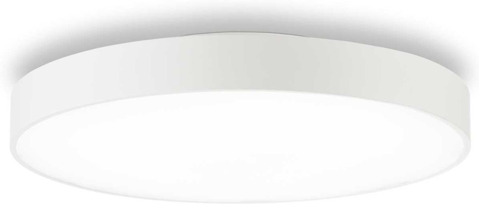Elegant LED-loftlampe Ideal Lux Halo ø45 cm i hvid