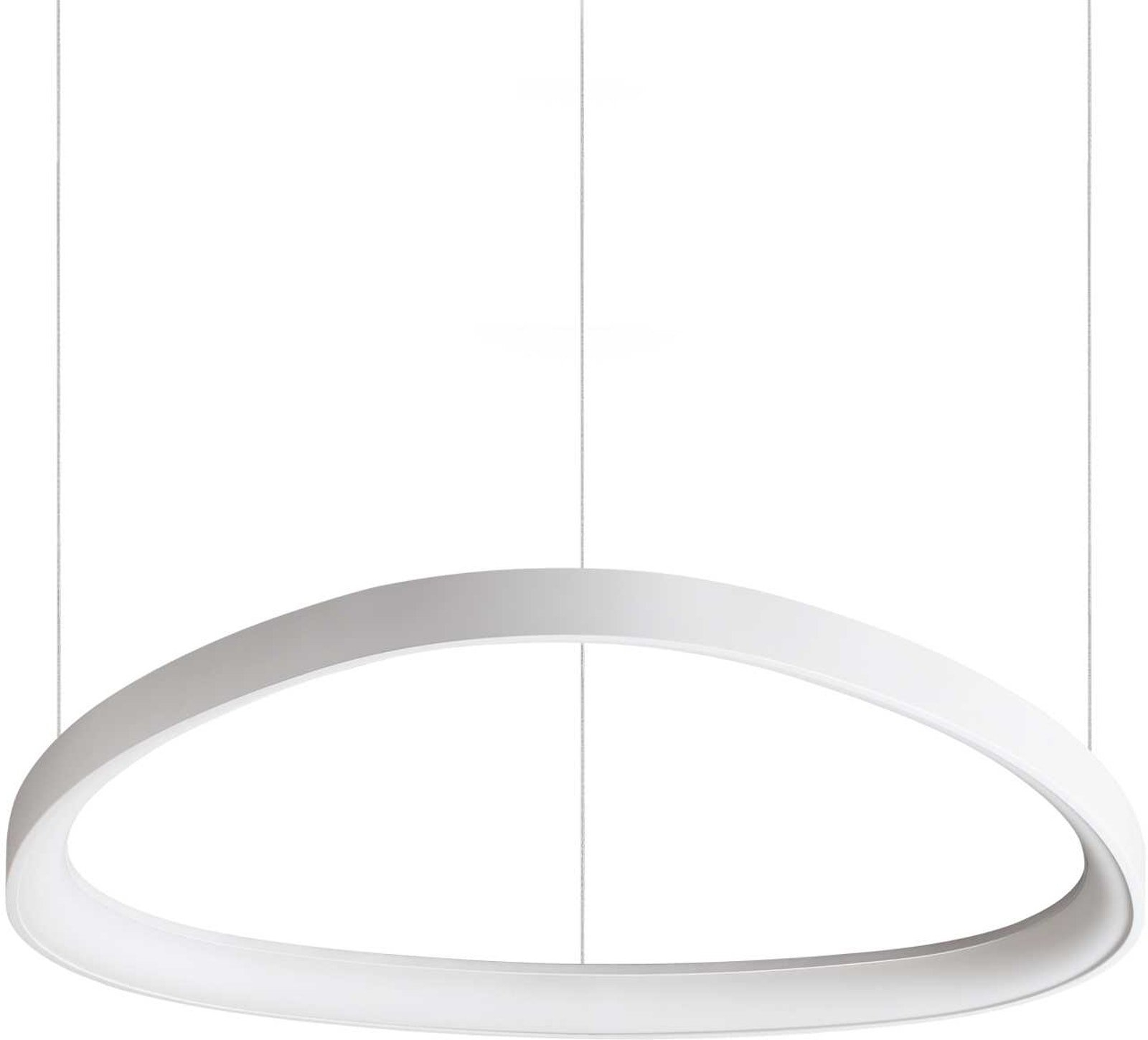 Justerbar LED Pendellampe Ideal Lux Gemini 48W - Hvid Ø610