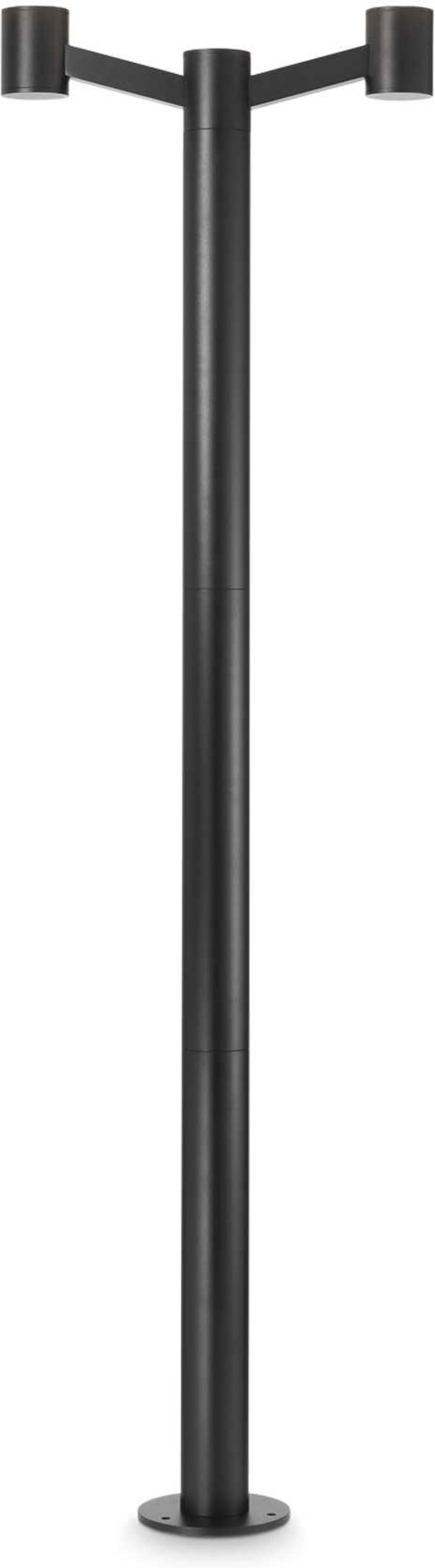 Udendørs Gulvlampe Ideal Lux Clio – Sort Aluminium, IP44