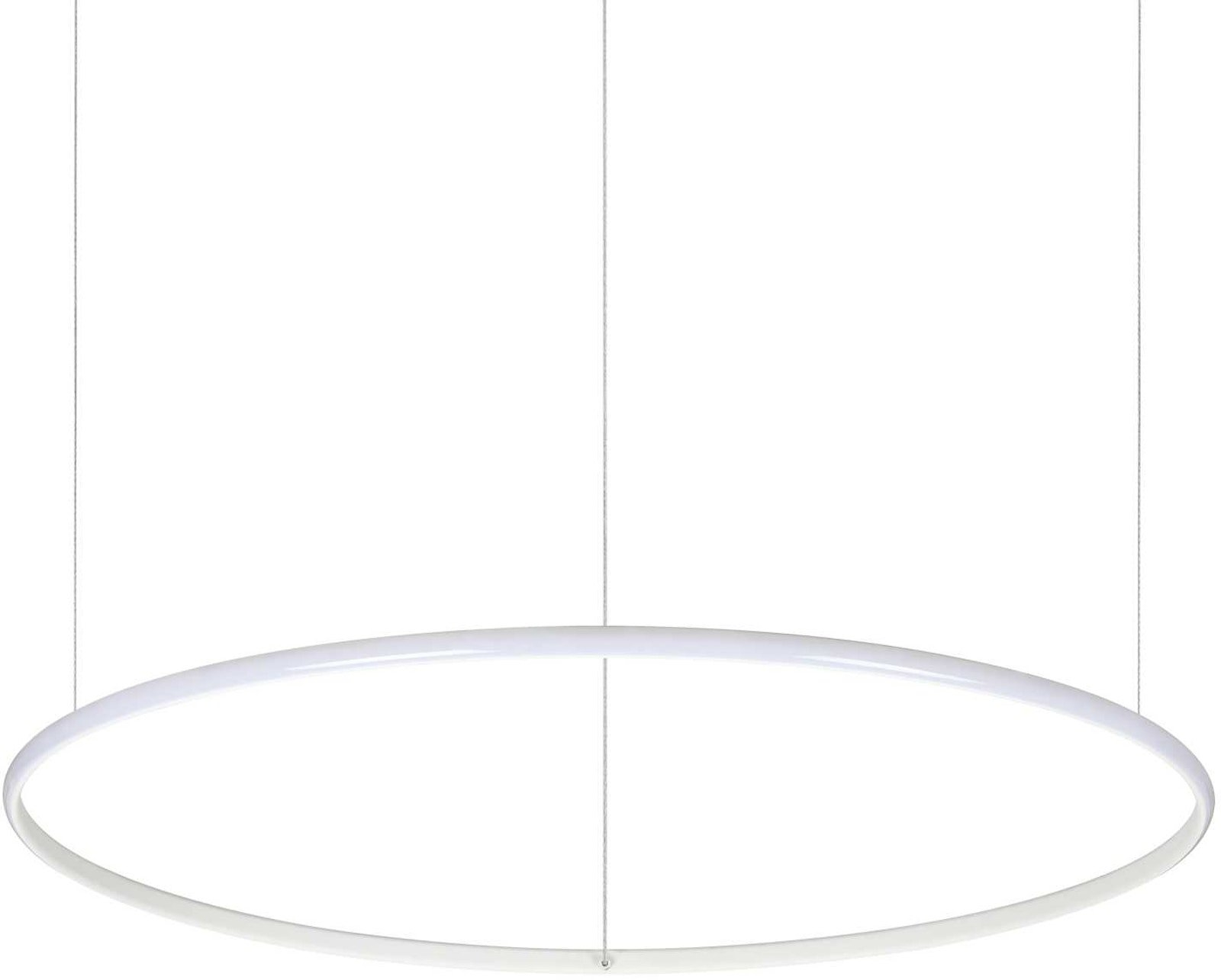 Pendellampe Ideal Lux Hulahoop – Justerbar Hvid Belysning
