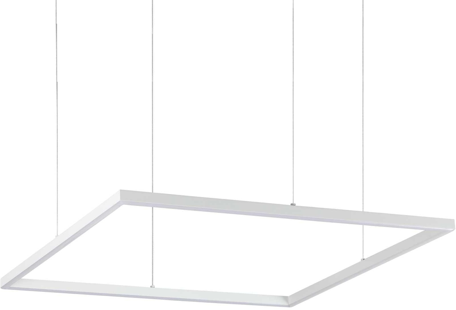 Elegant Hvid Pendellampe med Justerbar Højde - Ideal Lux