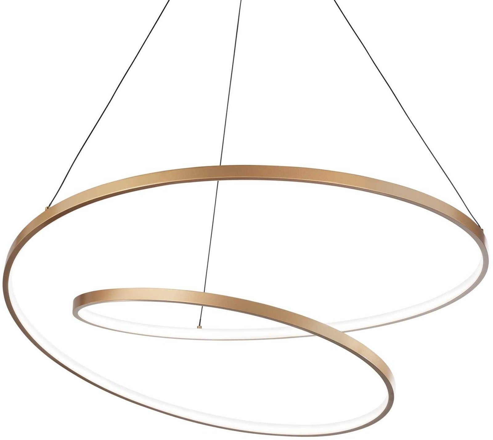 Elegant Oz Pendel Lampe i Messing - Indendørs Belysning