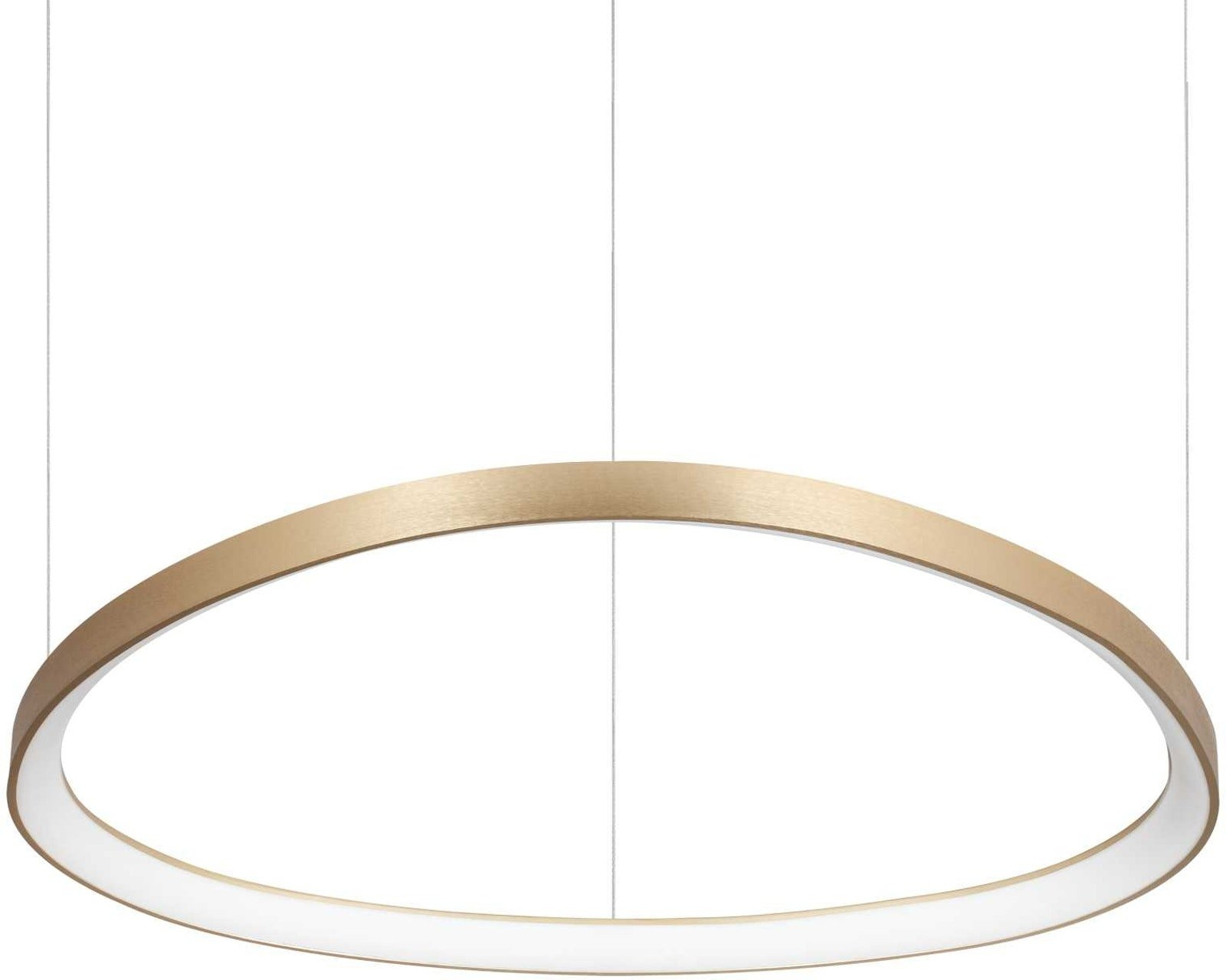 Pendellampe Ideal Lux Gemini LED i Messing – Justerbar 3000K