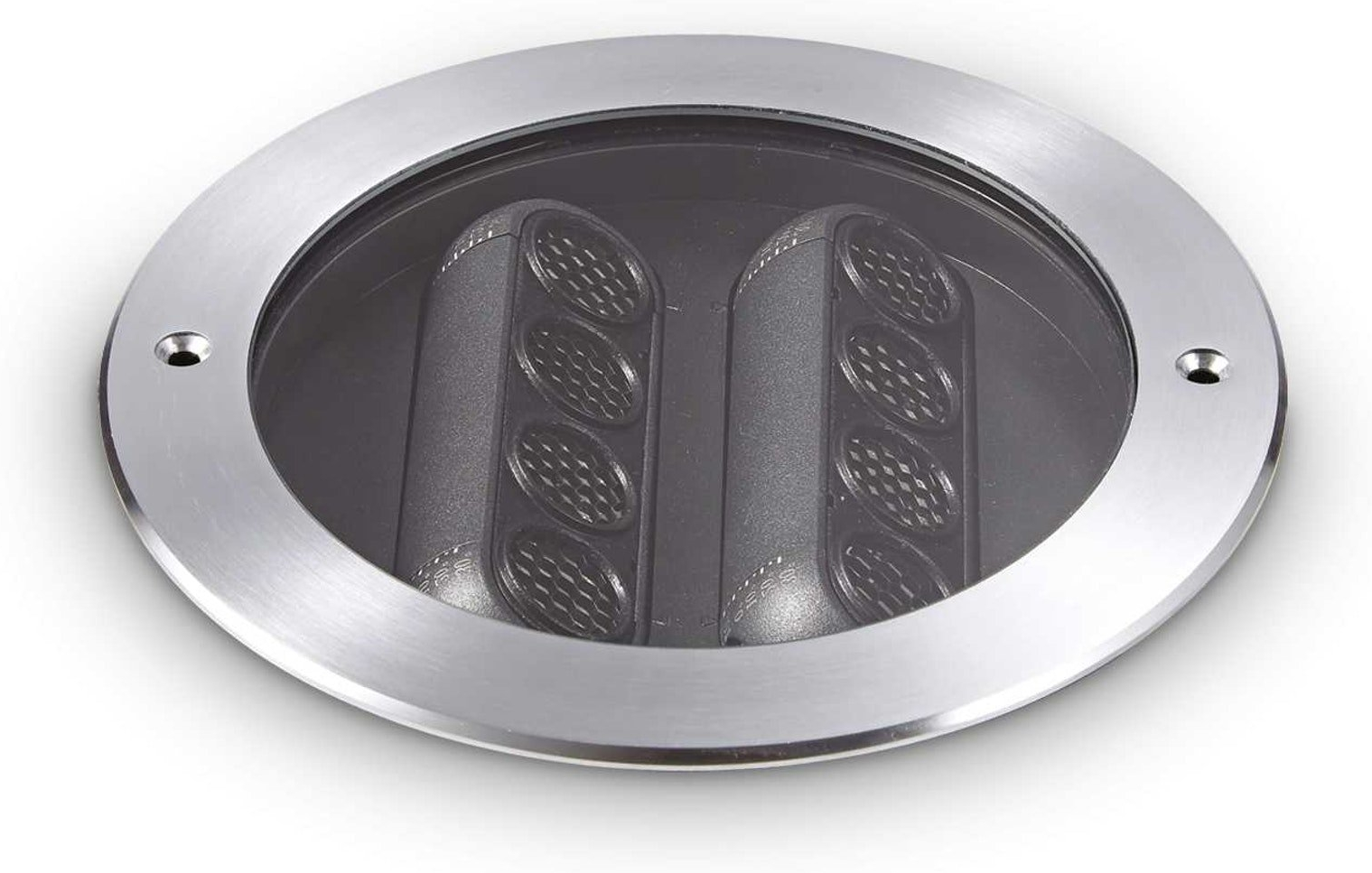 Nedgravningsspot Ideal Lux Taurus LED 13,5W - Stål Sort