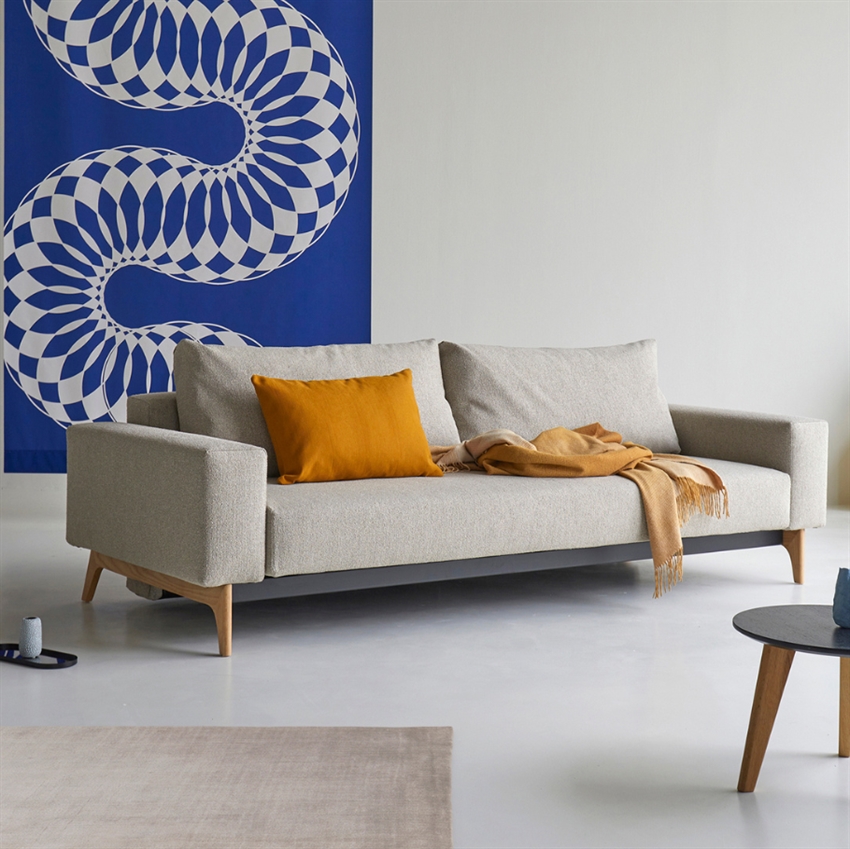 Innovation Living Idun Sovesofa Boucé Beige 242     80     100     Møbelsalg