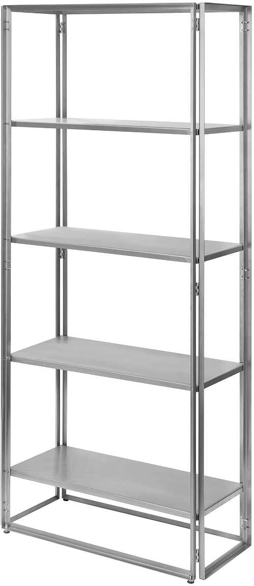 Opbevaringshylde Kristina Dam Foldable Rustfrit Stål 180x35x75