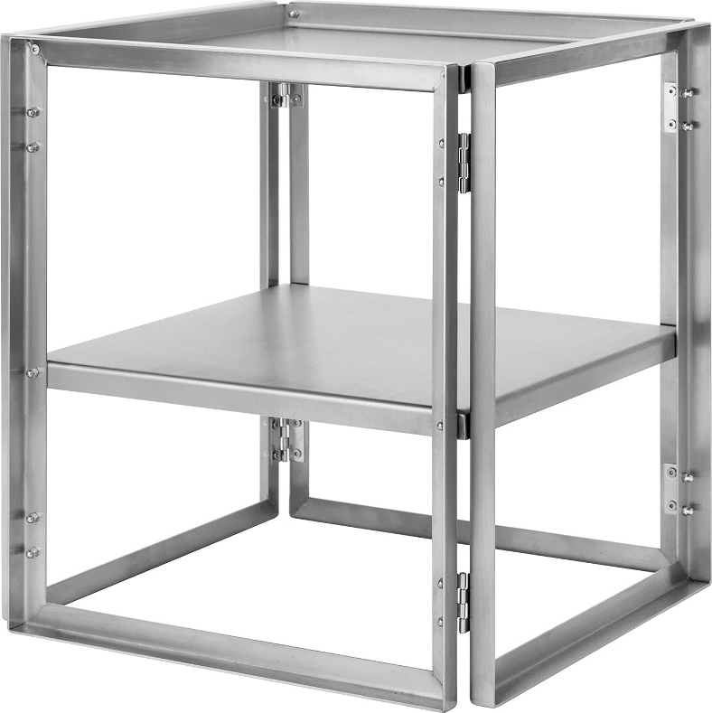 Sidebord Kristina Dam Foldable Rustfrit Stål 44x40x40
