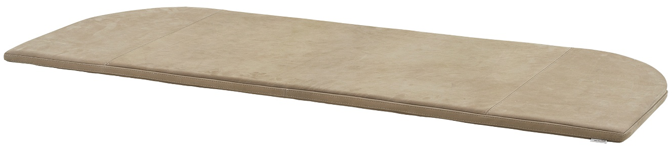 Siddepude Til Loungebænk Kristina Dam Bauhaus H4x62x165   Nubuck Læder Lysebrun