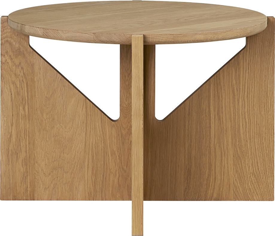 Småbord Kristina Dam Simple   Lakeret Egetræ 50x53x7   Natur