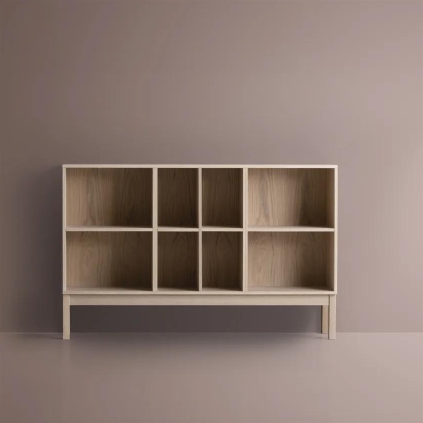 Klim Furniture Lav Bogreol 2054   Hvidolieret 30     96     30     Møbelsalg