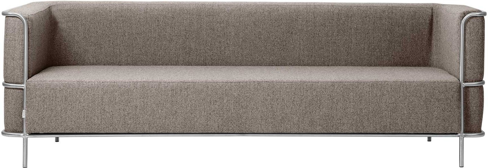 -personers Sofa Kristina Dam Modernist Grå Uld 220   77   70