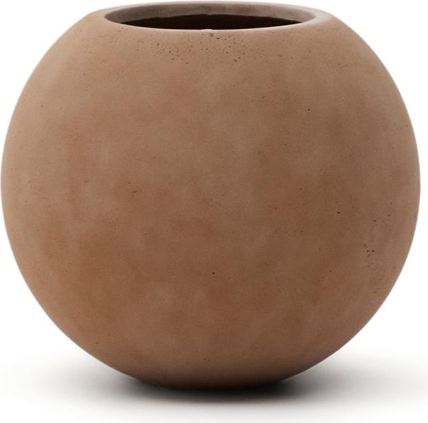 Udendørs Plantekrukke Kave Home Solna Terracotta Cementfiber H57   ø66   250