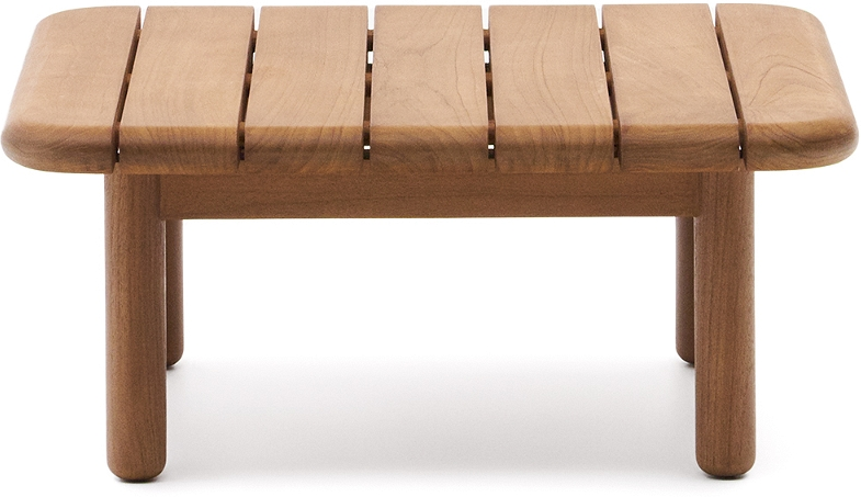 Udendørs Side-   Loungebord Kave Home Turqueta   Massivt Teak Fsc-certificeret   70ã 70    H31